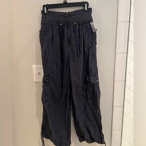 Free people navy trouser pants